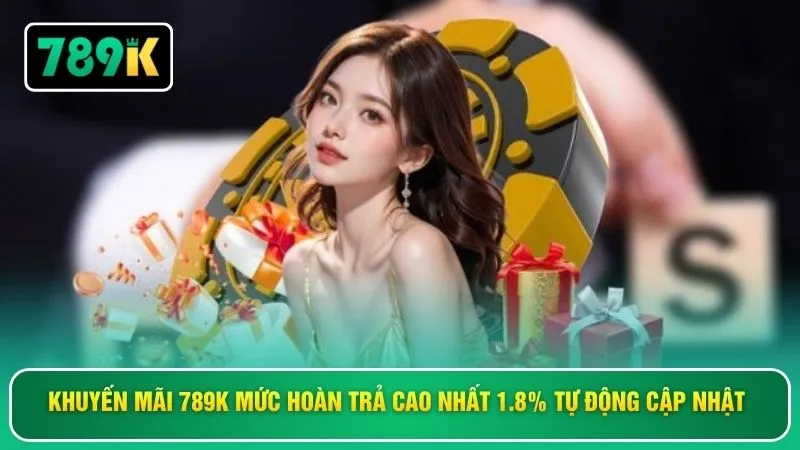 Khuyến mãi 789K mức hoàn trả cao nhất 1.8% tự động cập nhật
